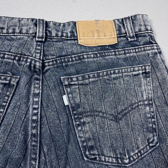 Vintage Levis Jeans Mens 31x30‎ Made In USA SilverTab 550 Herringbone 80s Acid - Picture 10 of 14